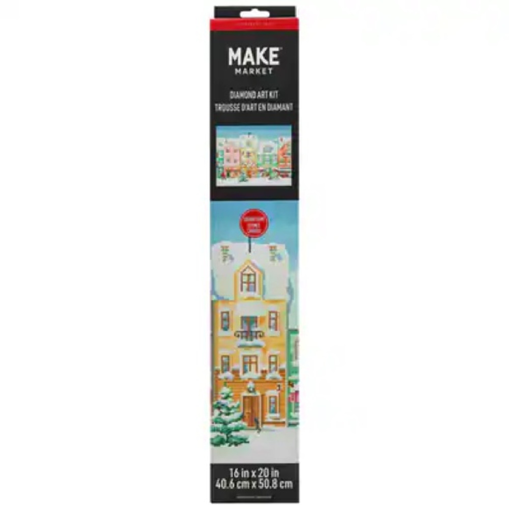 ISO Make Market Colorful Village Diamond Art Kit
